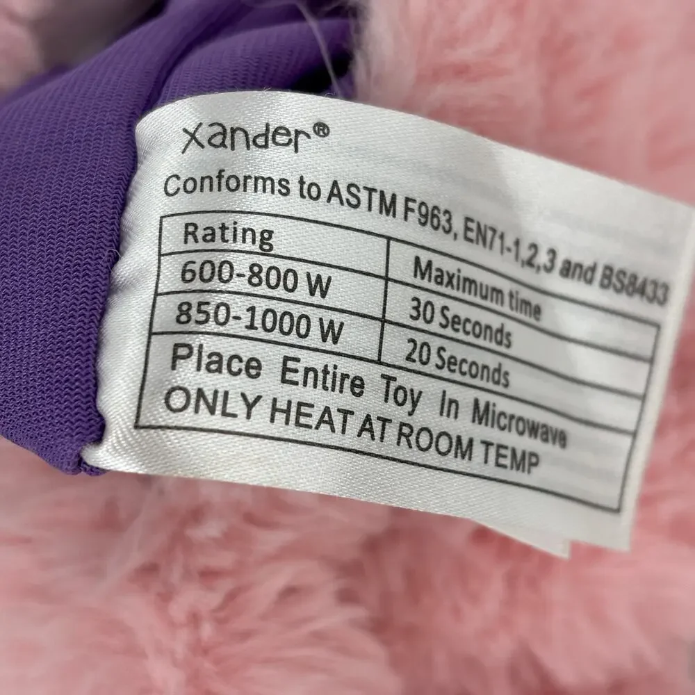 Xander Dog Plush Lavender Life Puppy‎ Pink Floppy Aromatherapy Microwavable 13
